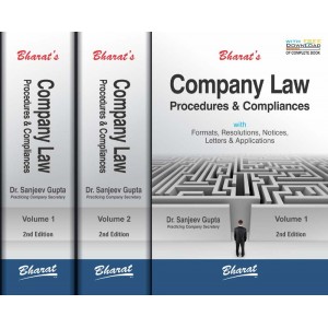 Bharat's Company Law Procedures & Compliances by Dr. Sanjeev Gupta [2 HB Vols. 2021]